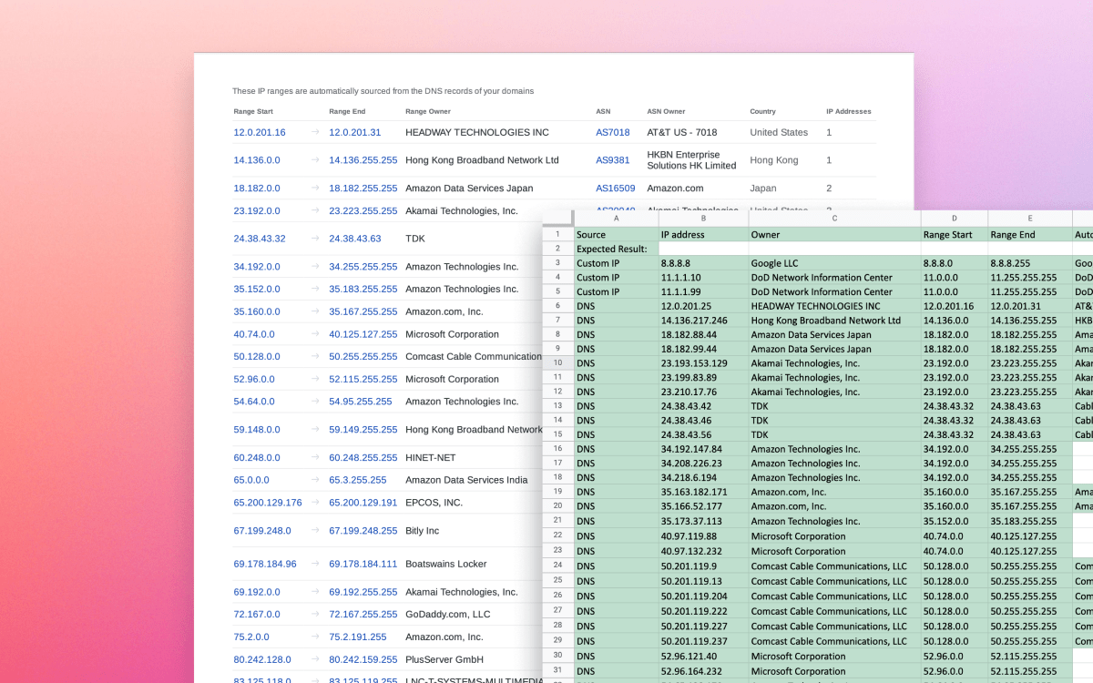 IP address export now includes associated domains UpGuard Releases